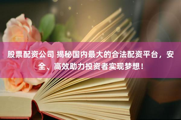 股票配資公司 揭秘國內最大的合法配資平臺，安全、高效助力投資者實現夢想！